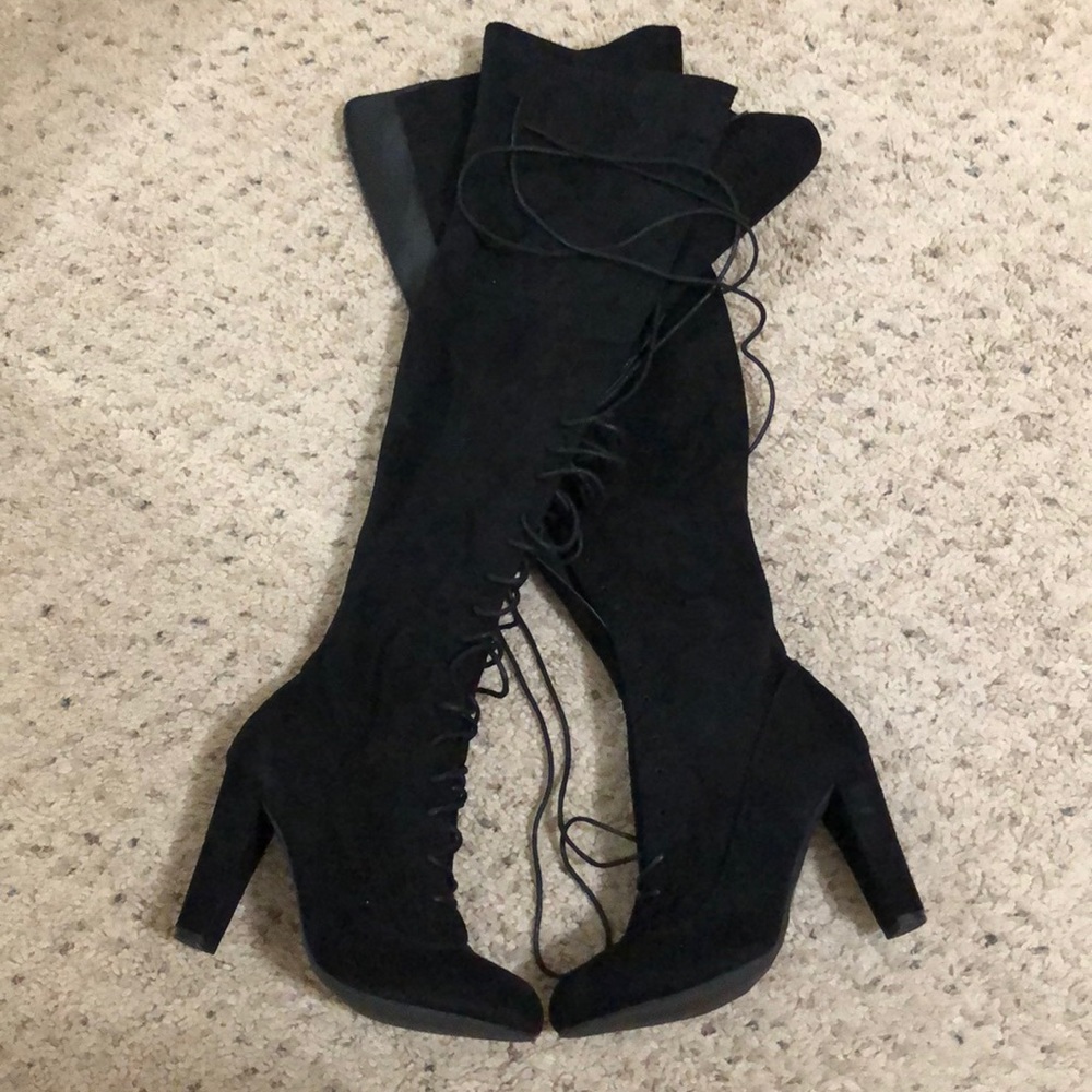 Thigh high boots